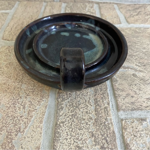 Stegall Pottery Candle Holder SIGNED - Picture 5 of 8